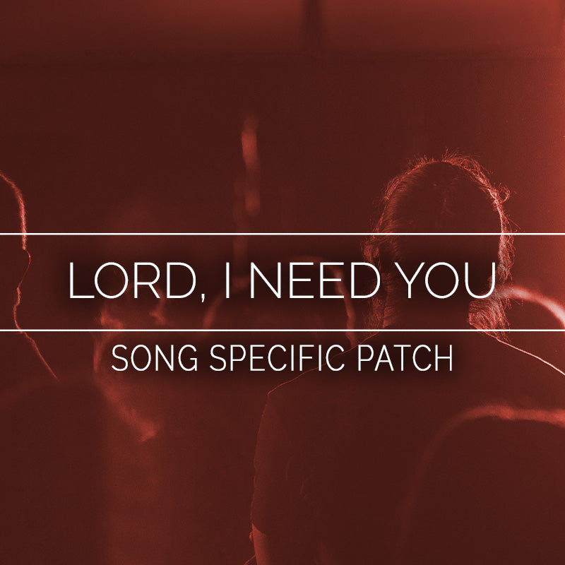 Lord, I Need You Song Specific Patch