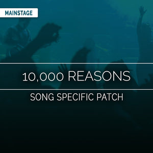 10,000 Reasons Song Specific Patch