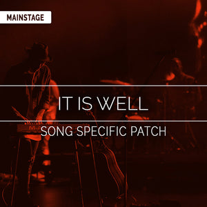 It Is Well Song Specific Patch