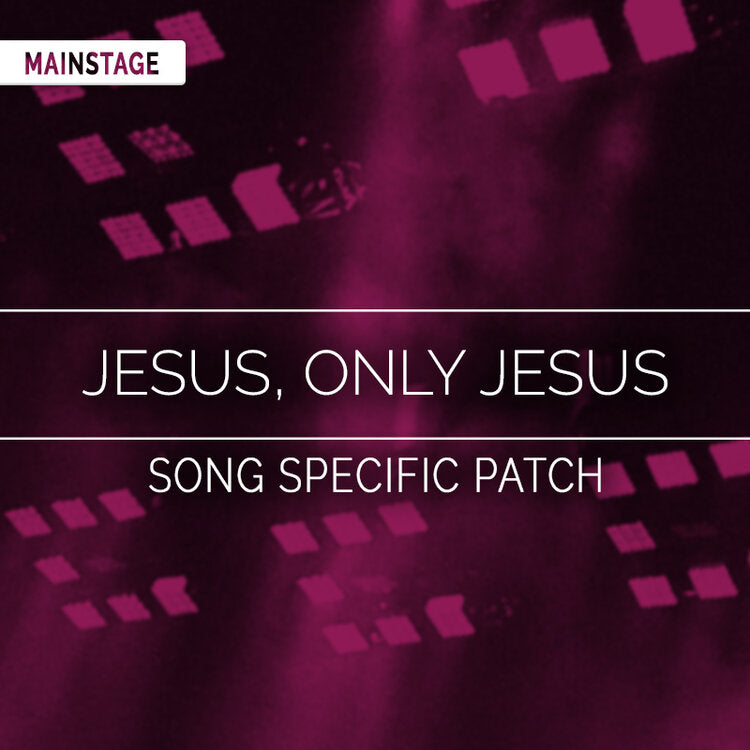 Jesus, Only Jesus Song Specific Patch