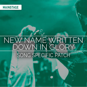 New Name Written Down In Glory Song Specific Patch