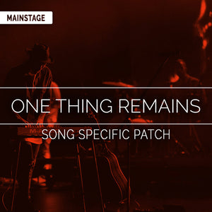 One Thing Remains Song Specific Patch