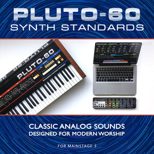 PLUTO-60: Synth Standards: Analog Sampled Patches for MainStage 3