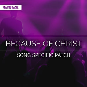 Because of Christ Song Specific Patch