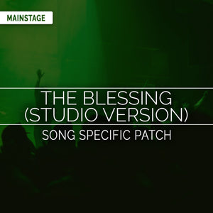 The Blessing (Studio Version) Song Specific Patch